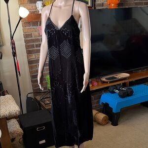 Urban Outfitters Black Midi Dress